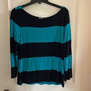 Striped J.Crew top, size small.